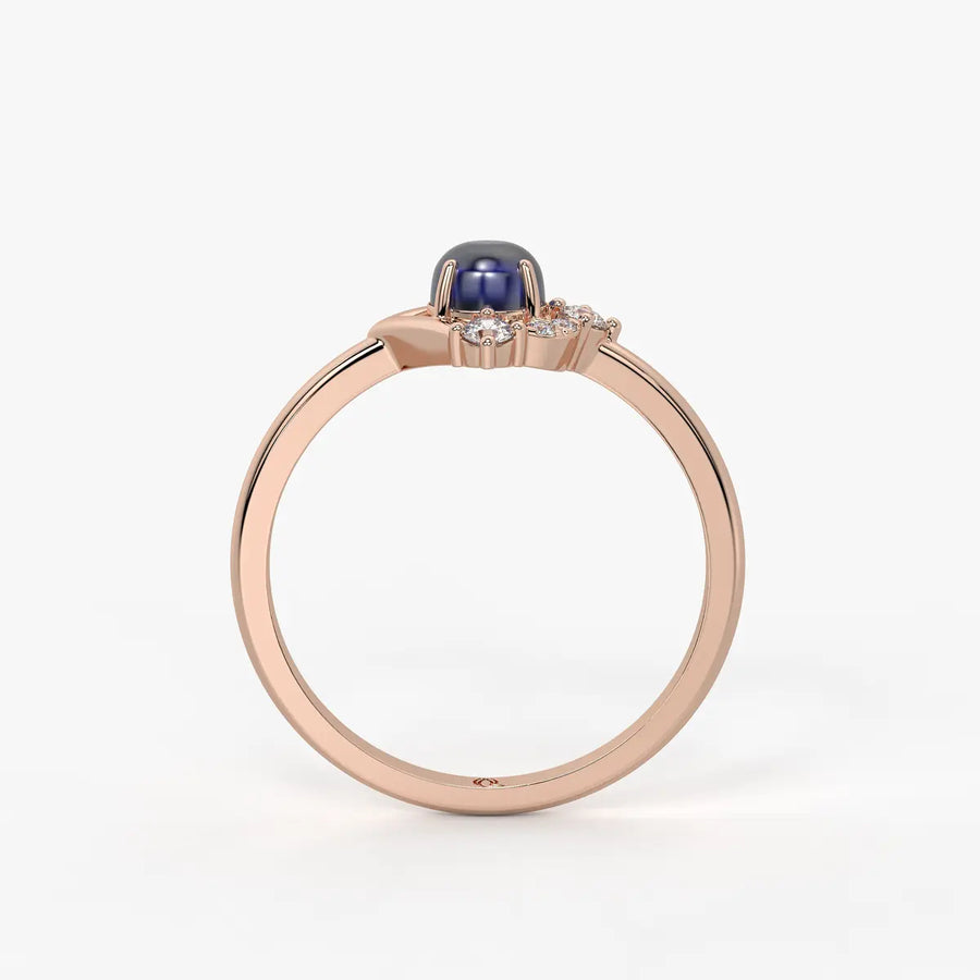 lan Bleu Regal Ring