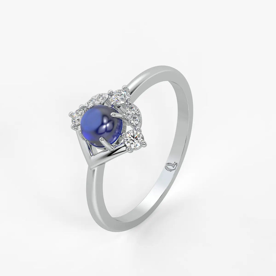 lan Bleu Regal Ring