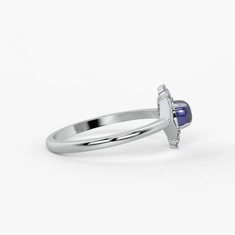lan Bleu Regal Ring