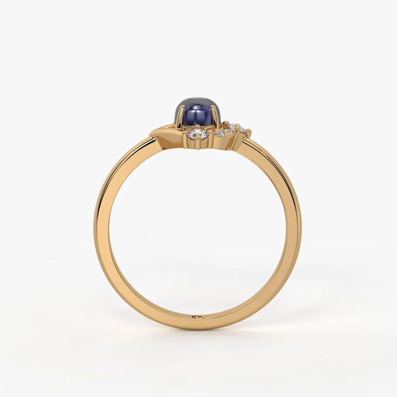 lan Bleu Regal Ring