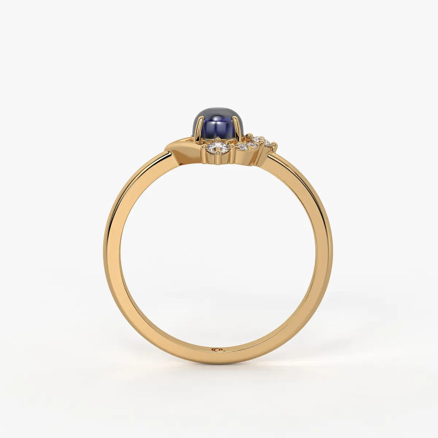 lan Bleu Regal Ring