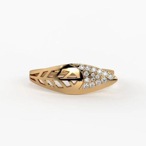 Sylverra Leaf Radiance Ring