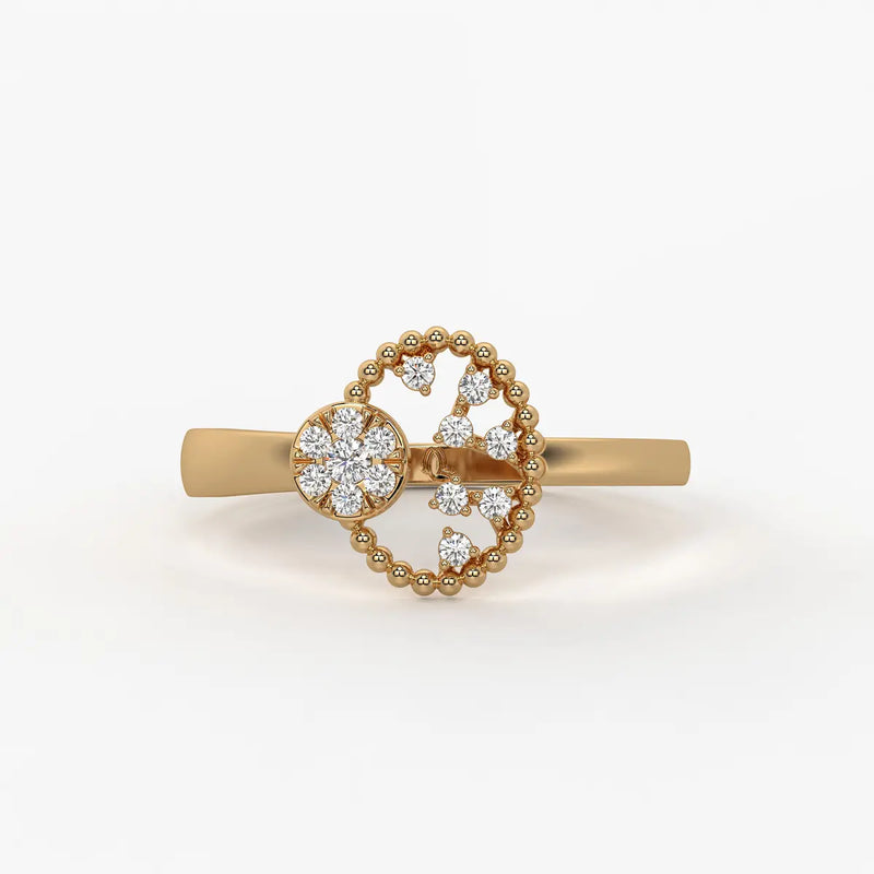 Elaris Orb Blossom Ring