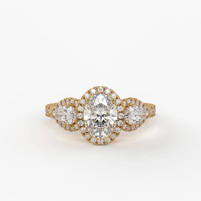 Seraya Halo Engagement Ring