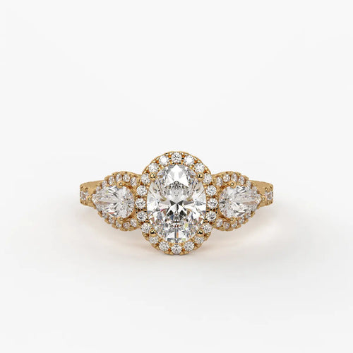 Seraya Halo Engagement Ring