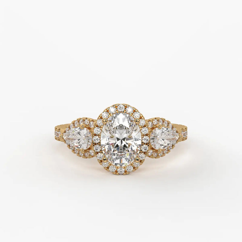 Seraya Halo Engagement Ring