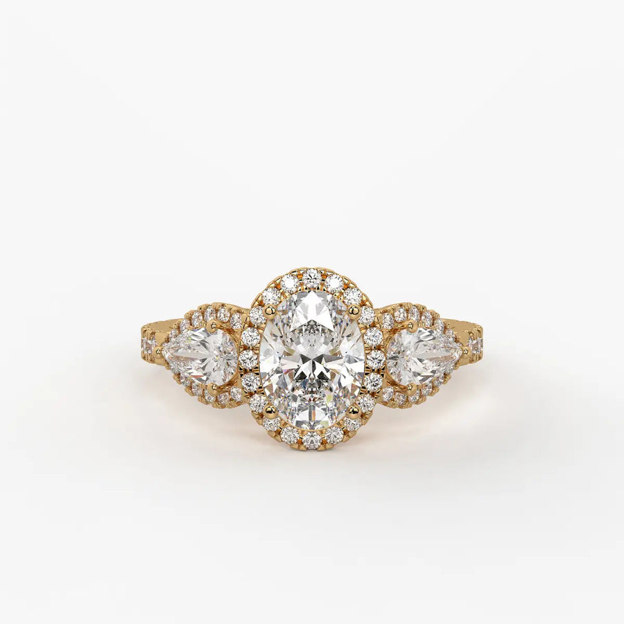 Seraya Halo Engagement Ring