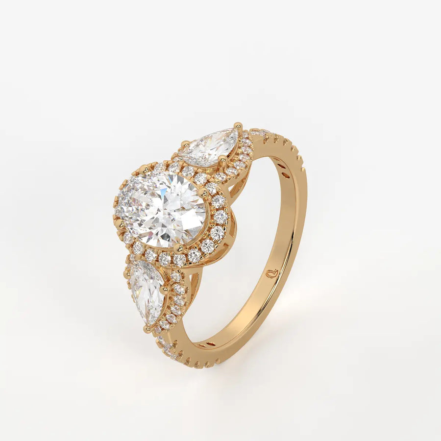 Seraya Halo Engagement Ring