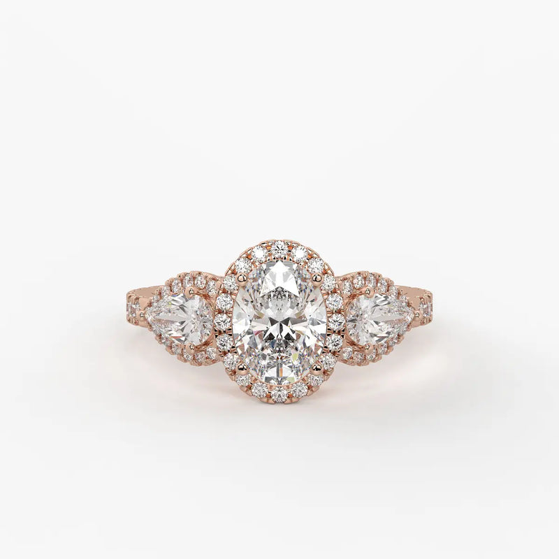 Seraya Halo Engagement Ring