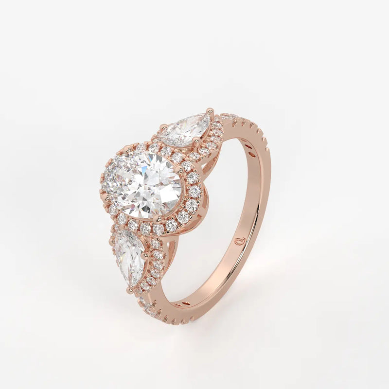 Seraya Halo Engagement Ring