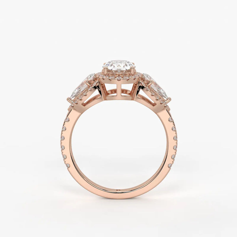 Seraya Halo Engagement Ring