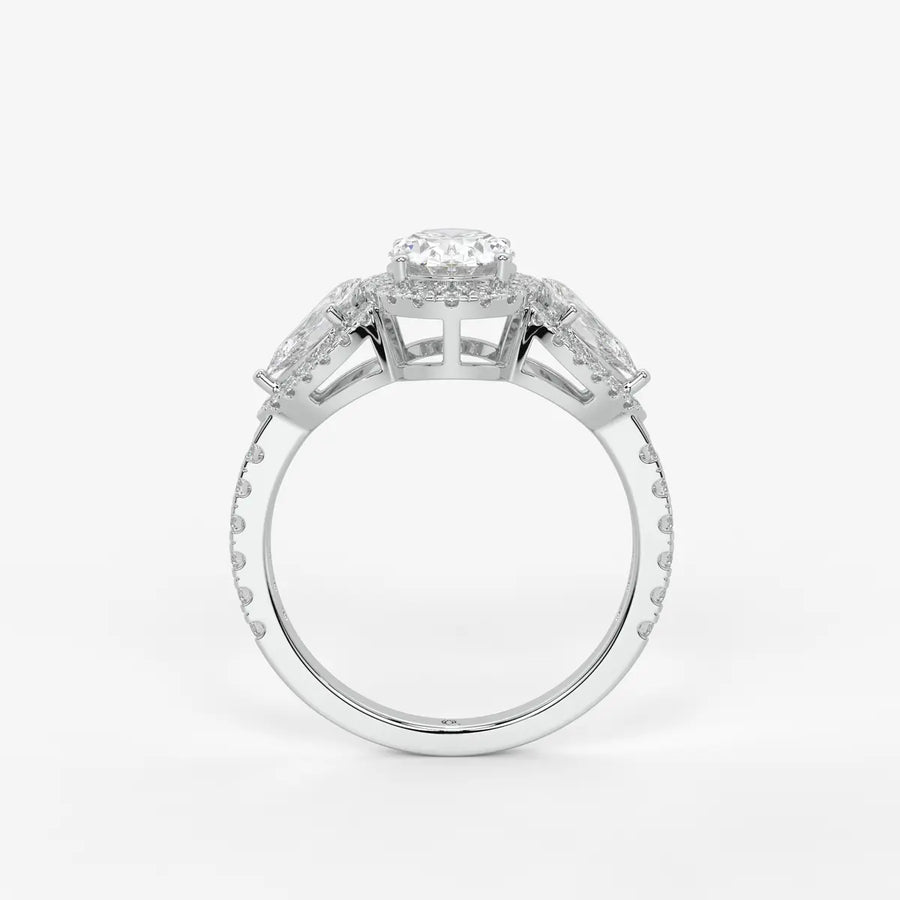 Seraya Halo Engagement Ring