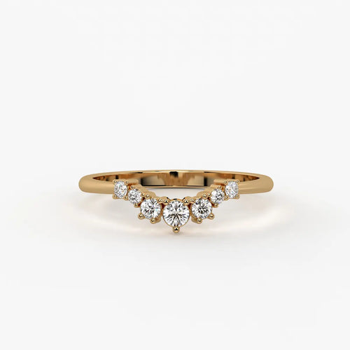 Elvyn Crest Diamond Ring