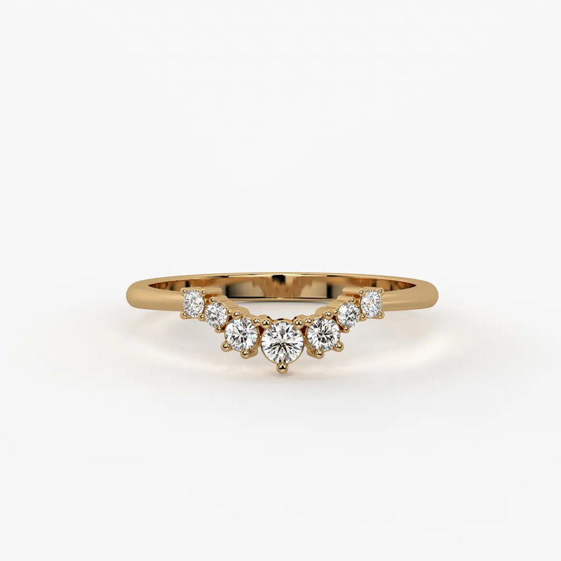 Elvyn Crest Diamond Ring