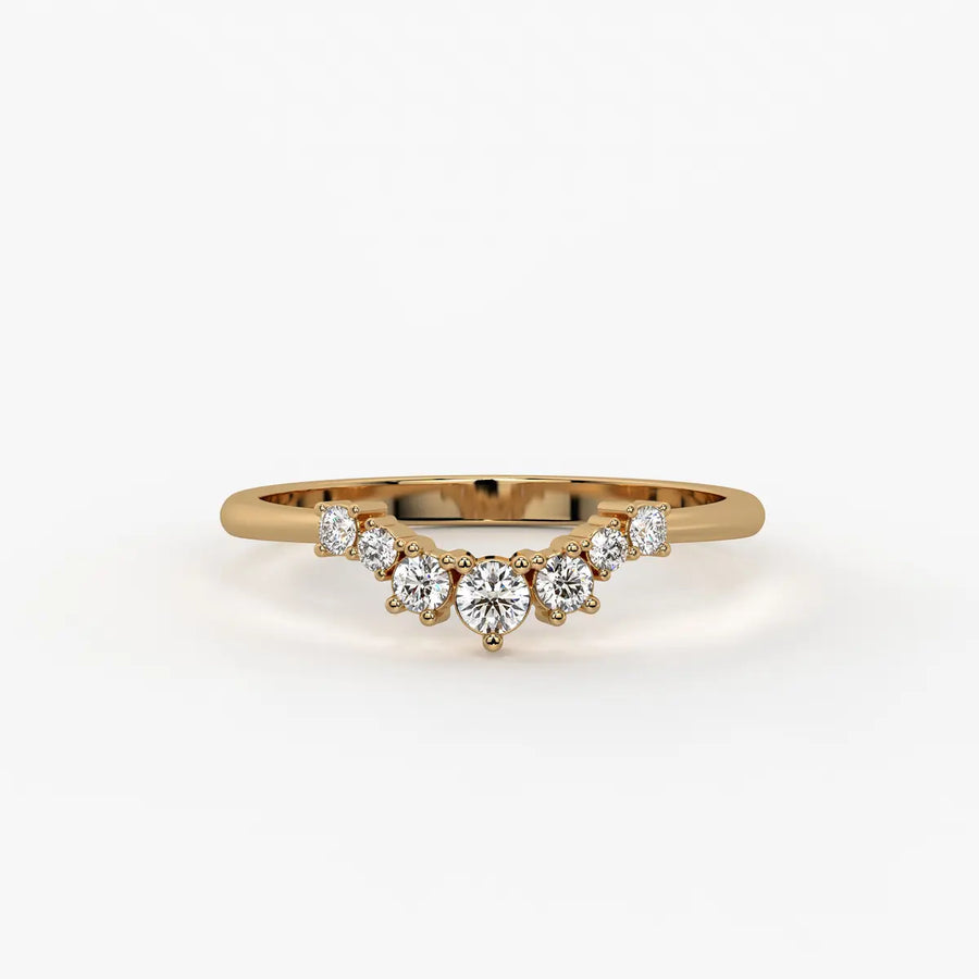 Elvyn Crest Diamond Ring