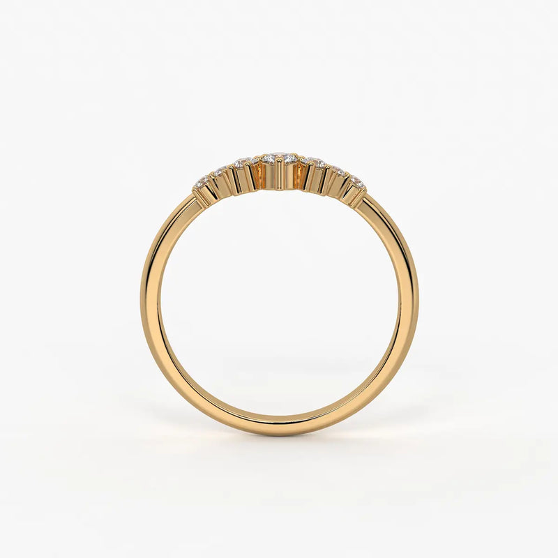 Elvyn Crest Diamond Ring