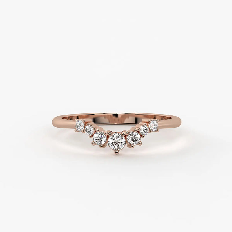 Elvyn Crest Diamond Ring