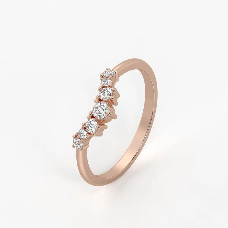 Elvyn Crest Diamond Ring