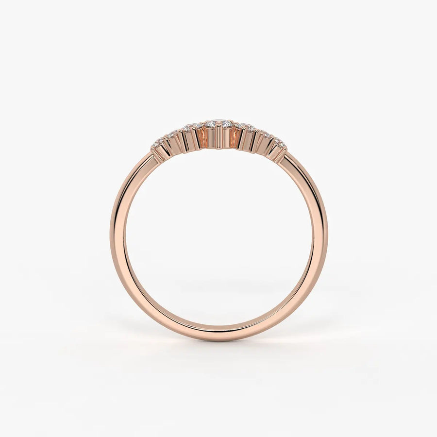 Elvyn Crest Diamond Ring