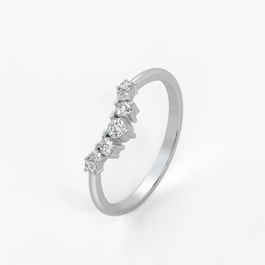 Elvyn Crest Diamond Ring