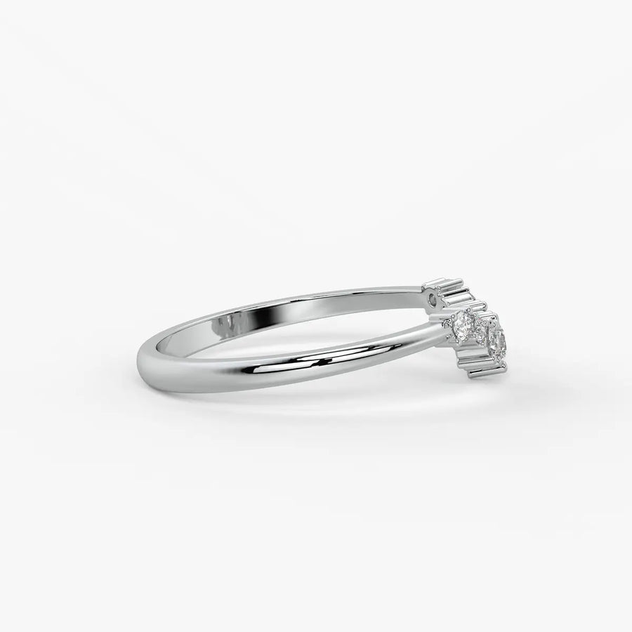 Elvyn Crest Diamond Ring