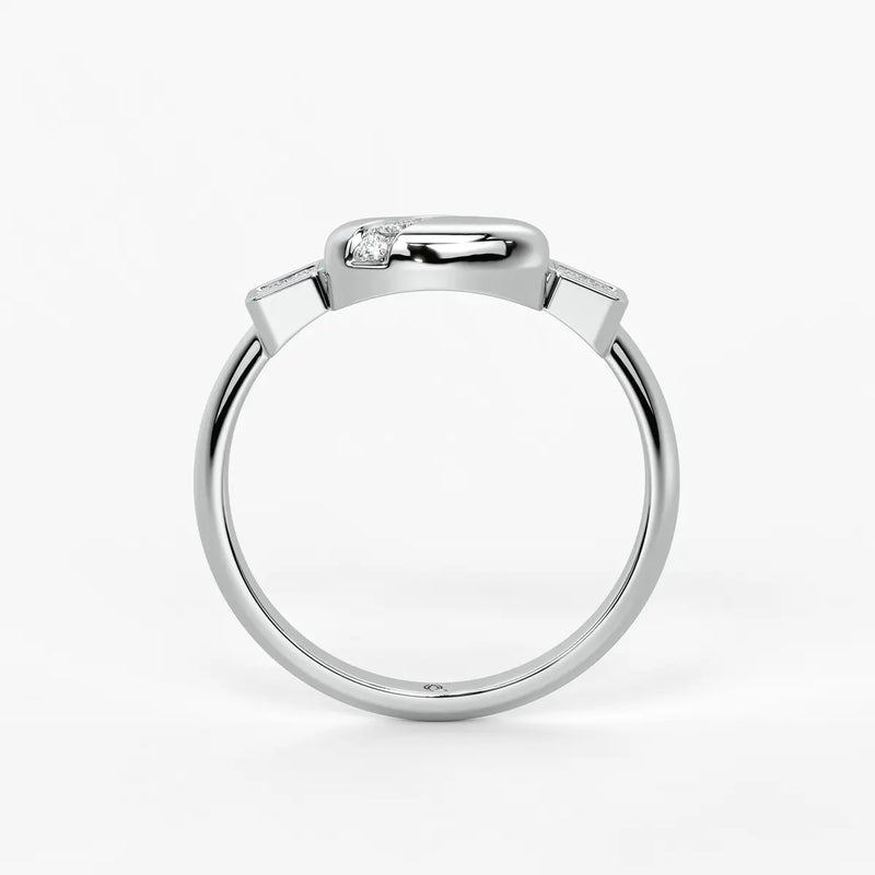 Arvielle Curva Heart Spark Ring