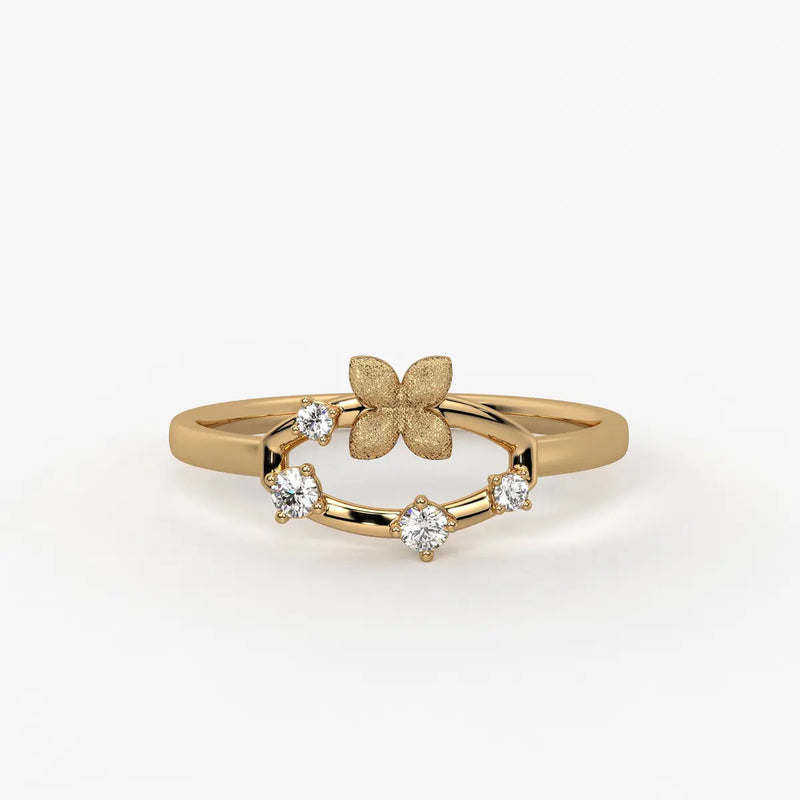 Elaria Flutter Dew Ring