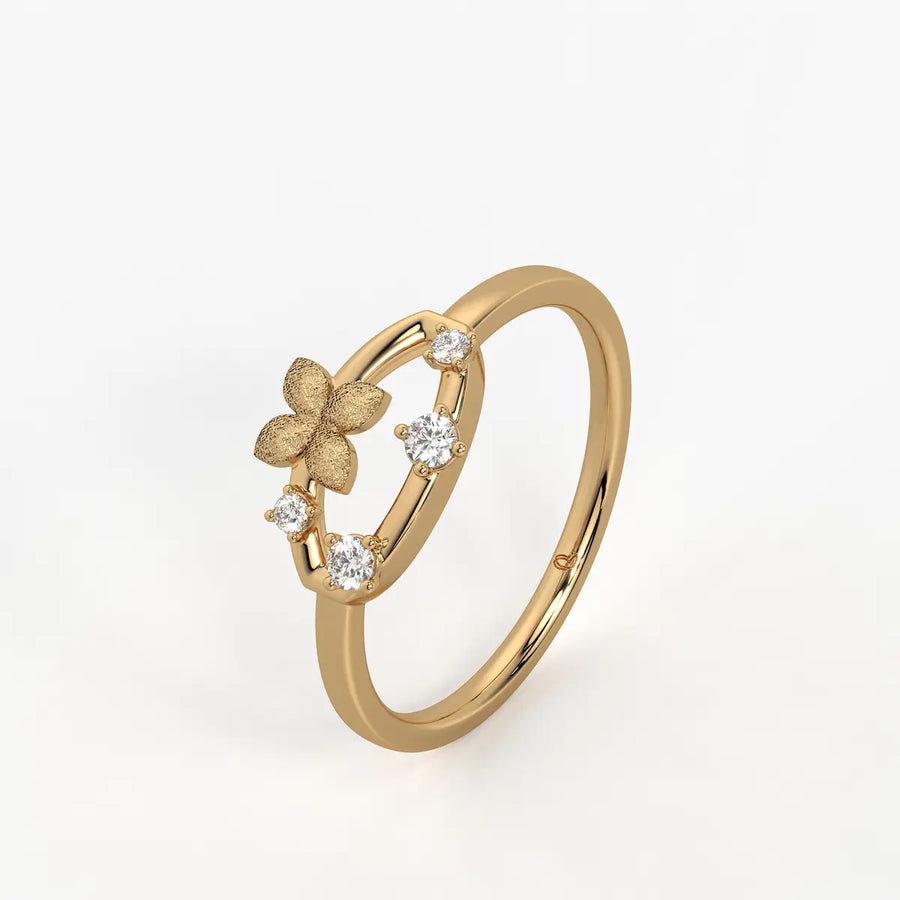 Elaria Flutter Dew Ring