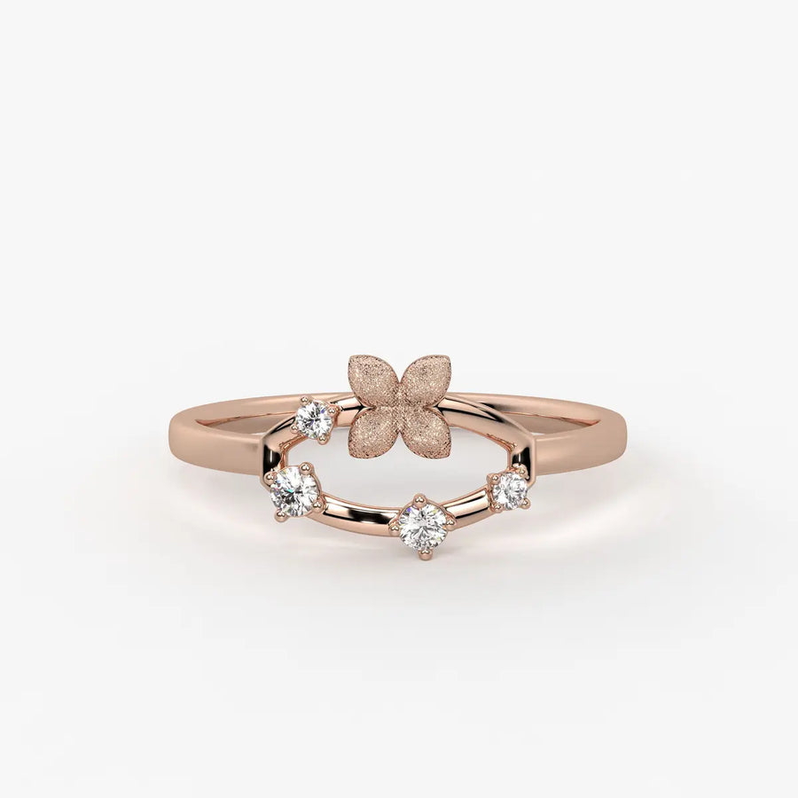 Elaria Flutter Dew Ring