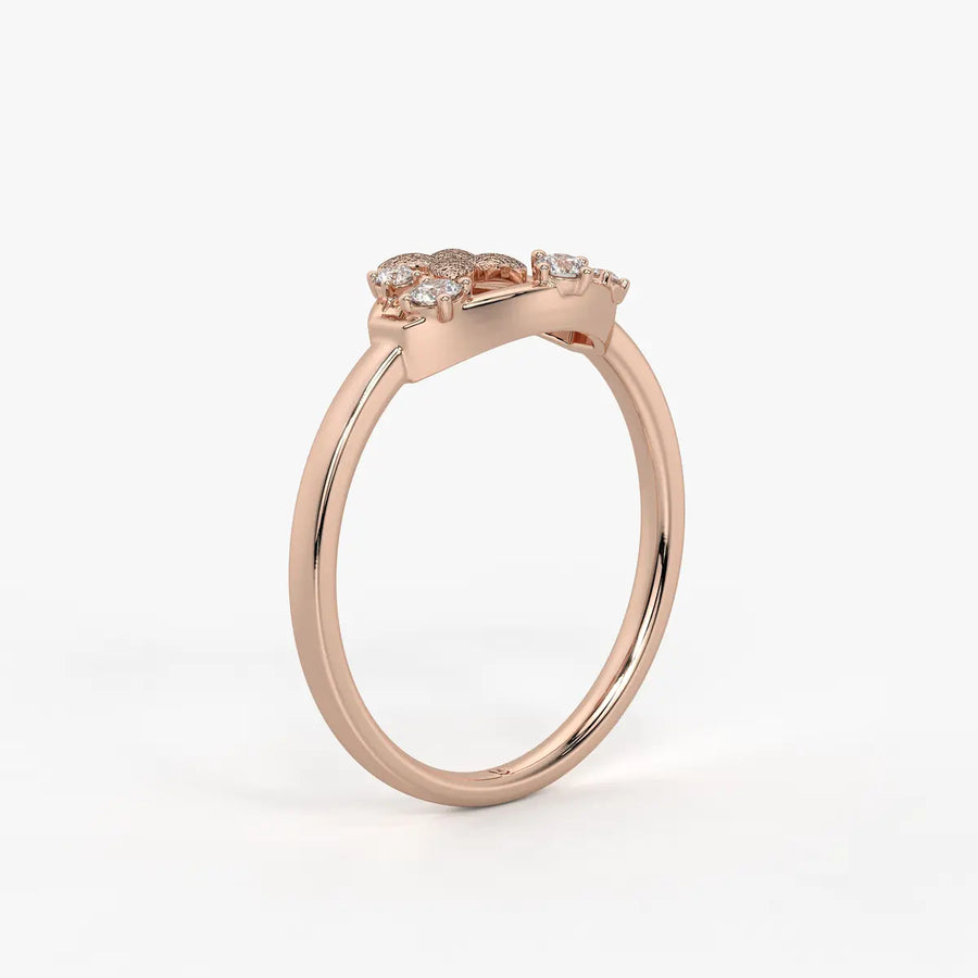 Elaria Flutter Dew Ring