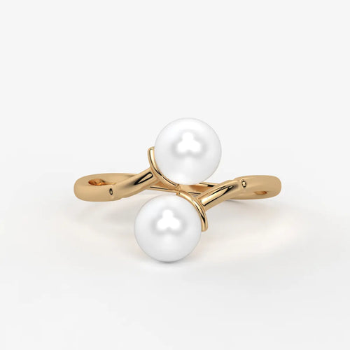 Pearlisse Twin Orbit Ring
