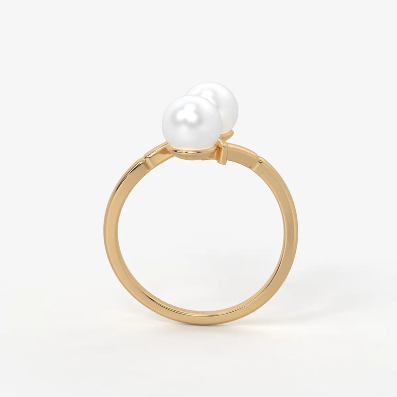 Pearlisse Twin Orbit Ring
