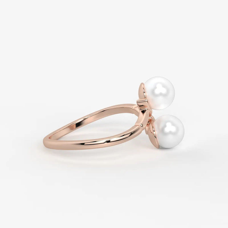 Pearlisse Twin Orbit Ring