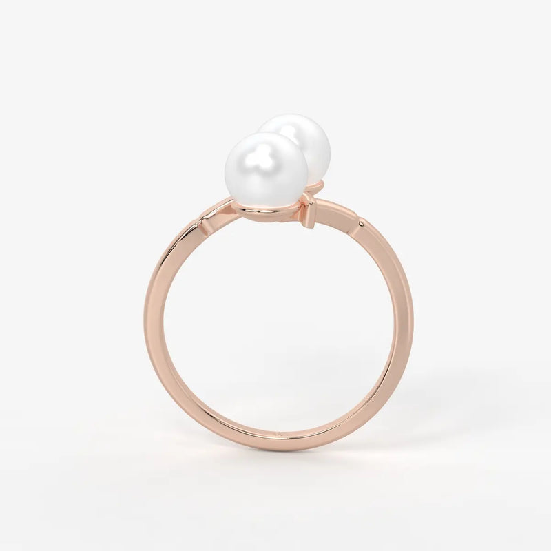 Pearlisse Twin Orbit Ring