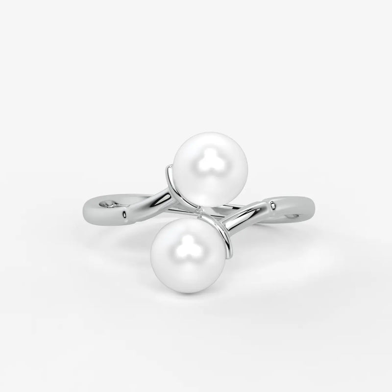 Pearlisse Twin Orbit Ring