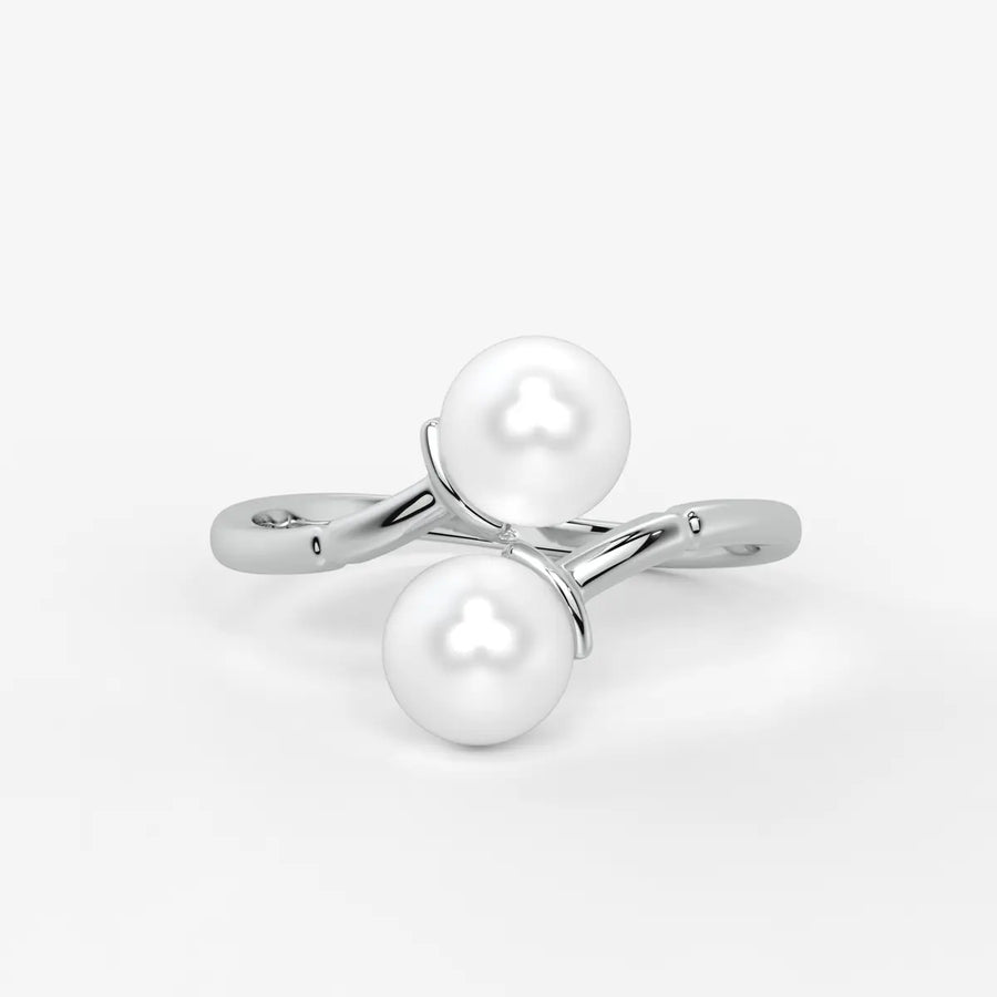 Pearlisse Twin Orbit Ring