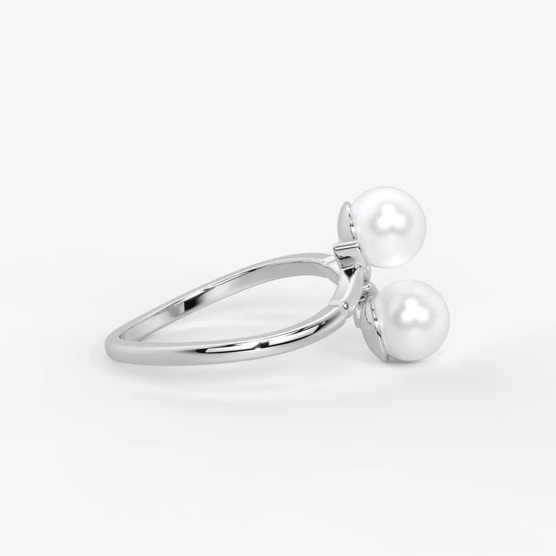 Pearlisse Twin Orbit Ring