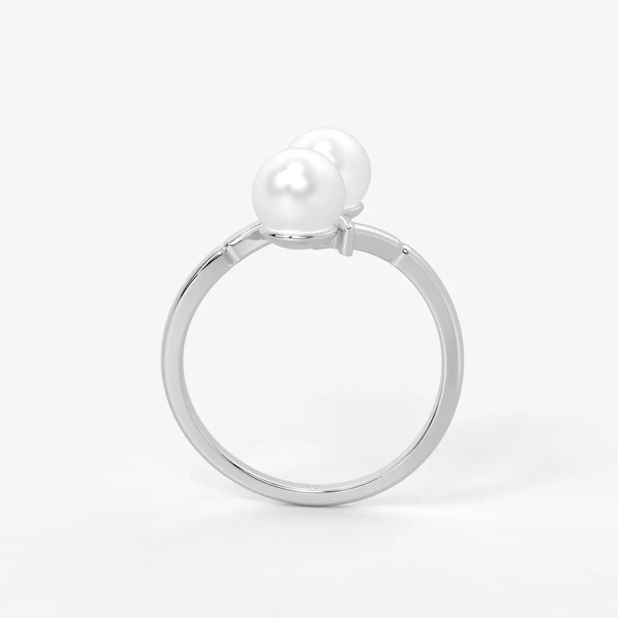 Pearlisse Twin Orbit Ring
