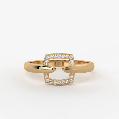 Orlisse Halo Frame Statement Ring