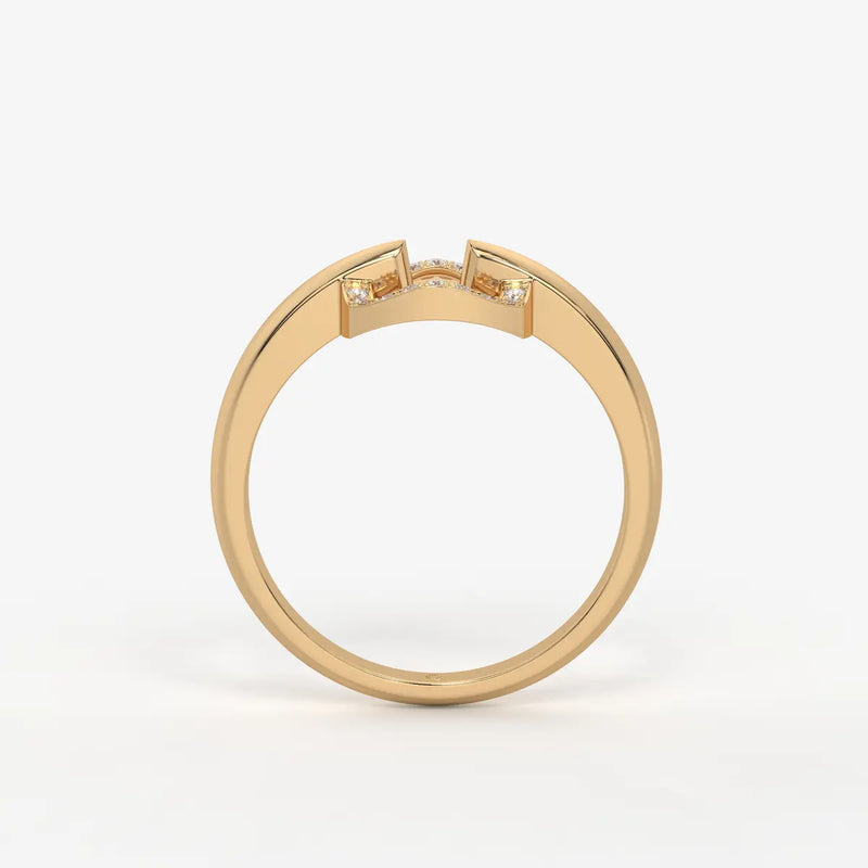 Orlisse Halo Frame Statement Ring