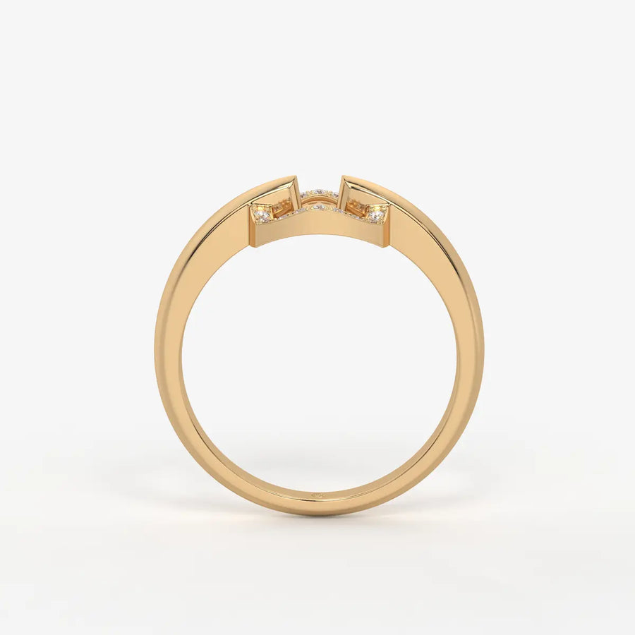 Orlisse Halo Frame Statement Ring