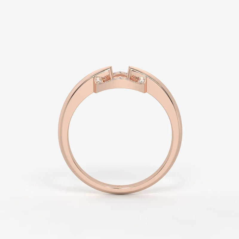 Orlisse Halo Frame Statement Ring