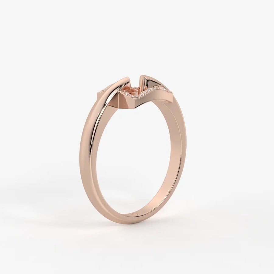 Orlisse Halo Frame Statement Ring