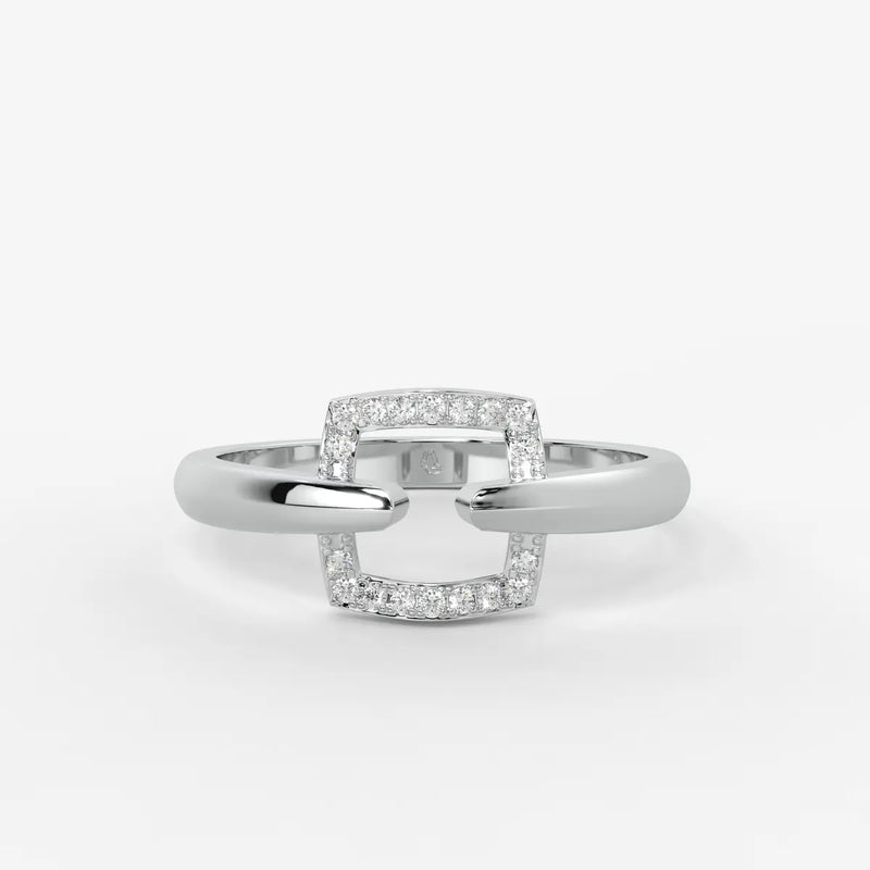 Orlisse Halo Frame Statement Ring