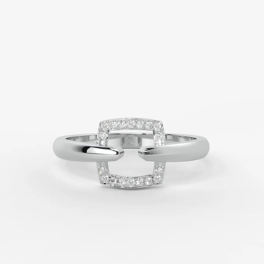 Orlisse Halo Frame Statement Ring