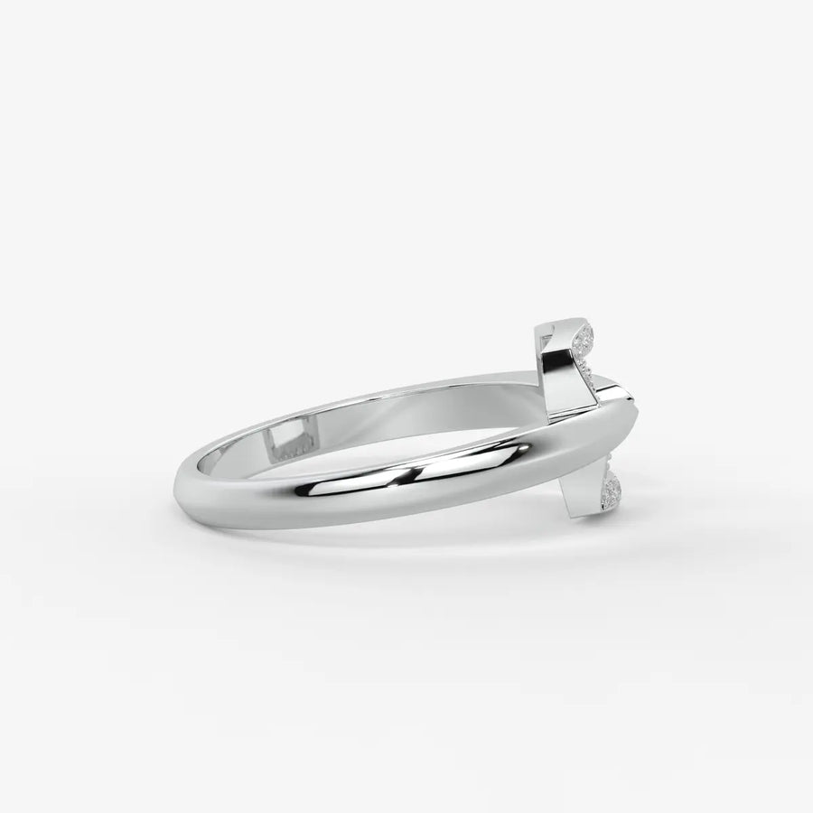 Orlisse Halo Frame Statement Ring
