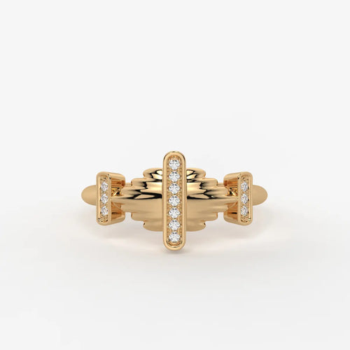 Rivelle Prism Flow Statement Ring