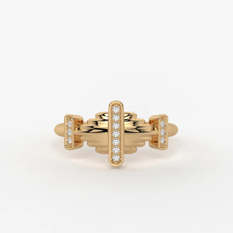 Rivelle Prism Flow Statement Ring