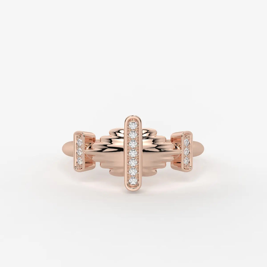Rivelle Prism Flow Statement Ring