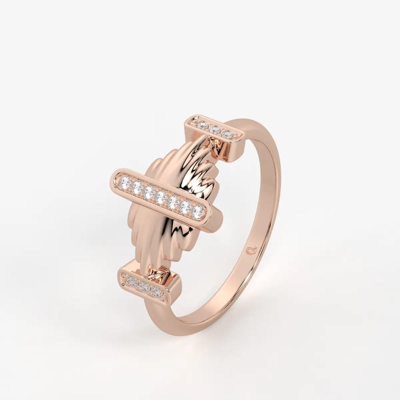 Rivelle Prism Flow Statement Ring